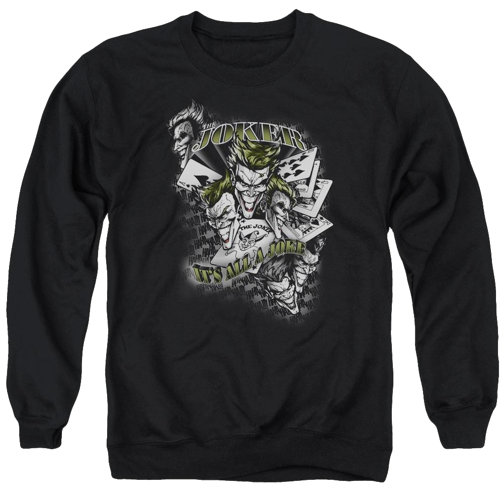 Batman Its All A Joke - Men's Crewneck Sweatshirt Men's Crewneck Sweatshirt Batman