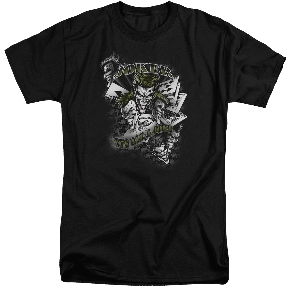 Batman Its All A Joke - Men's Tall Fit T-Shirt Men's Tall Fit T-Shirt Batman