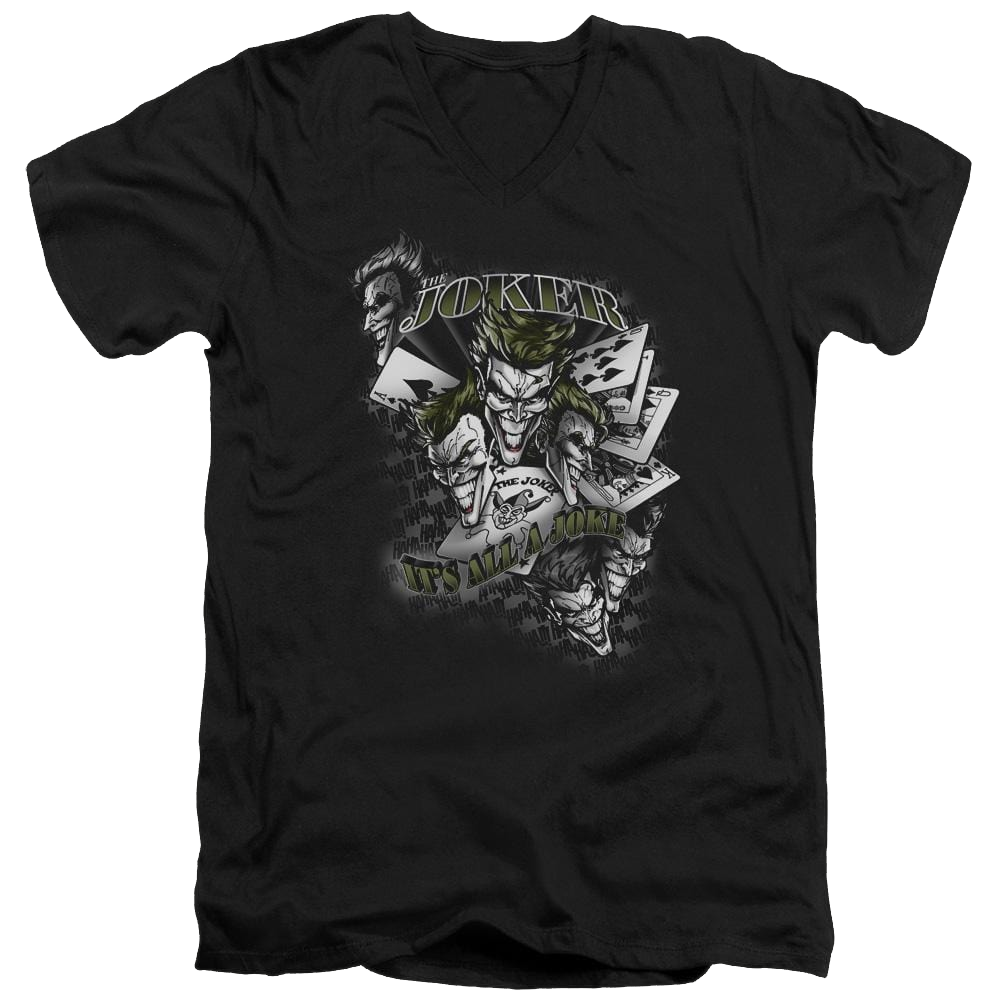 Batman Its All A Joke - Men's V-Neck T-Shirt Men's V-Neck T-Shirt Batman