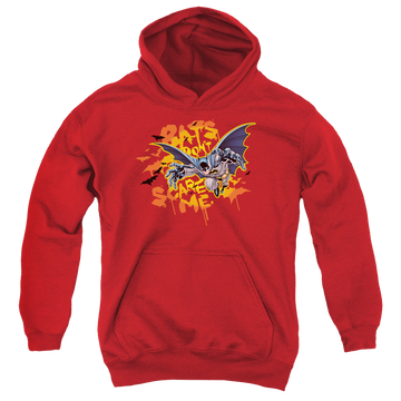 DC Batman Bats Dont Scare Me - Youth Hoodie Youth Hoodie (Ages 8-12) Batman