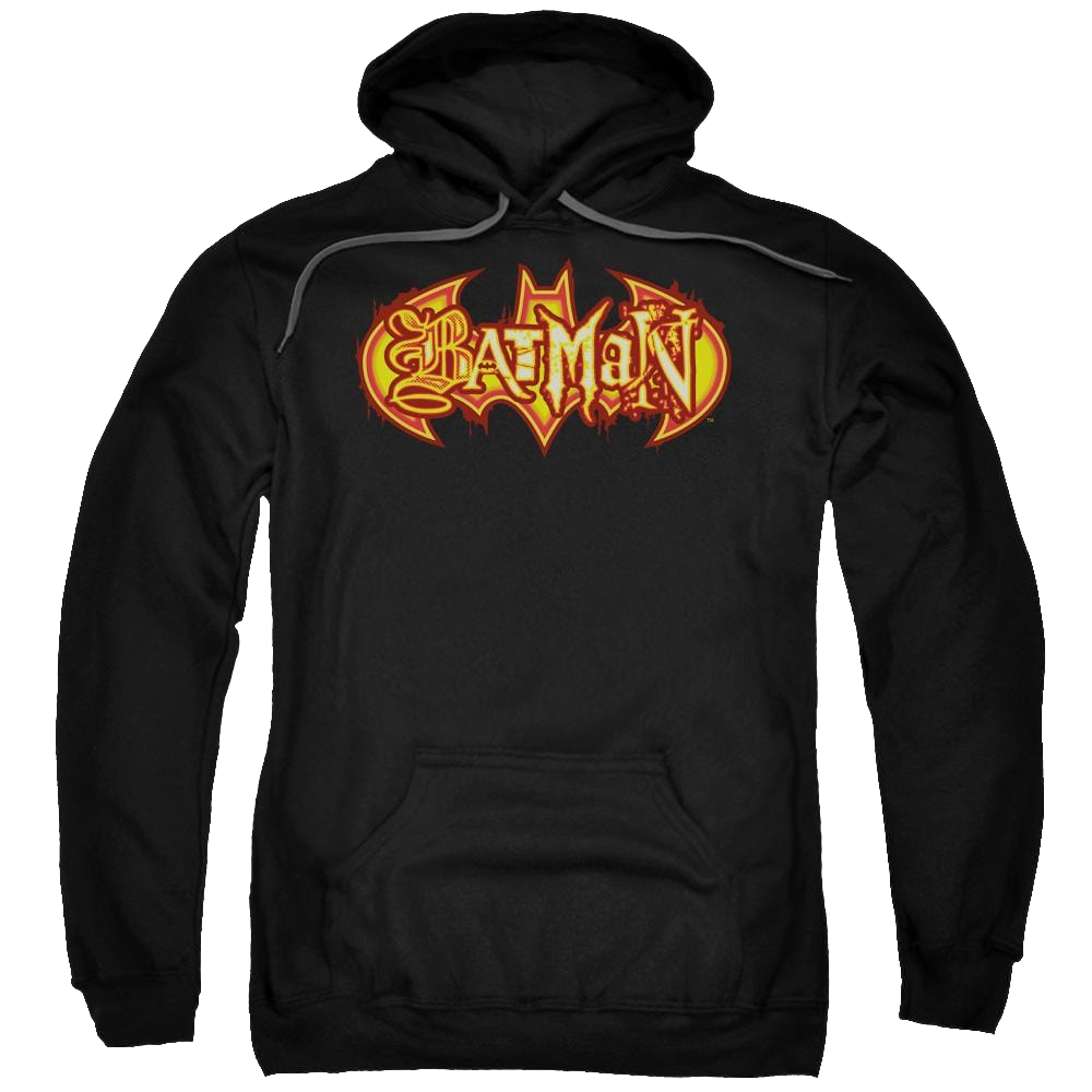 Batman Fiery Shield - Pullover Hoodie Pullover Hoodie Batman