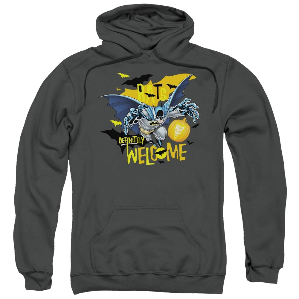 Batman Bats Welcome - Pullover Hoodie Pullover Hoodie Batman