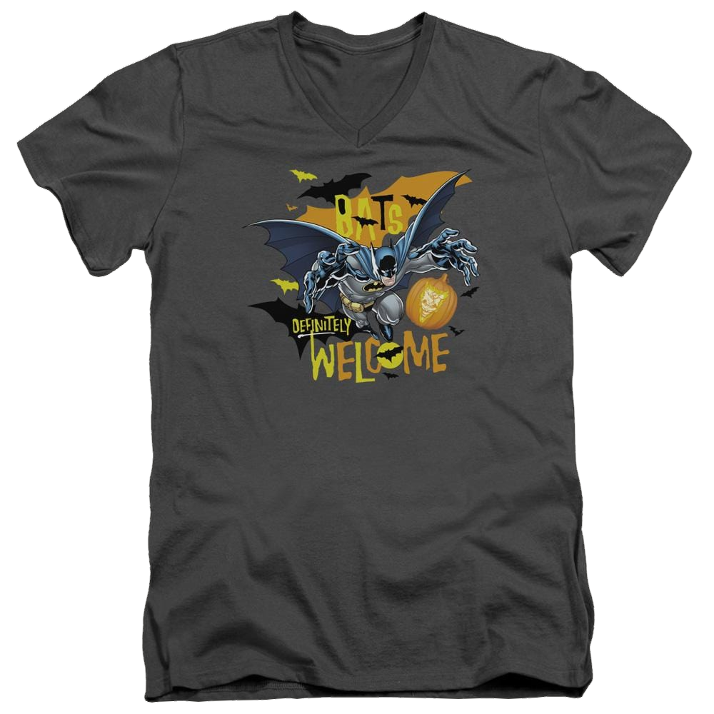 Batman Bats Welcome - Men's V-Neck T-Shirt Men's V-Neck T-Shirt Batman