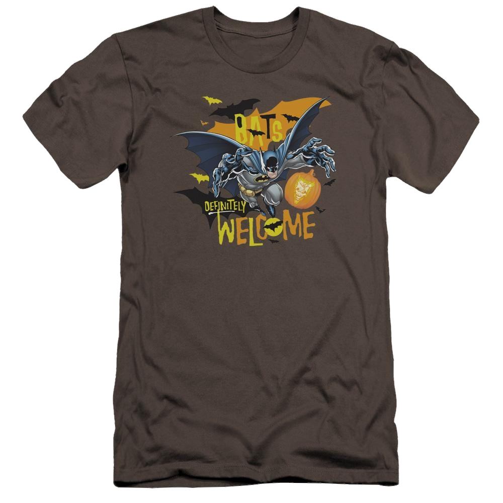 Batman Bats Welcome - Men's Premium Slim Fit T-Shirt Men's Premium Slim Fit T-Shirt Batman