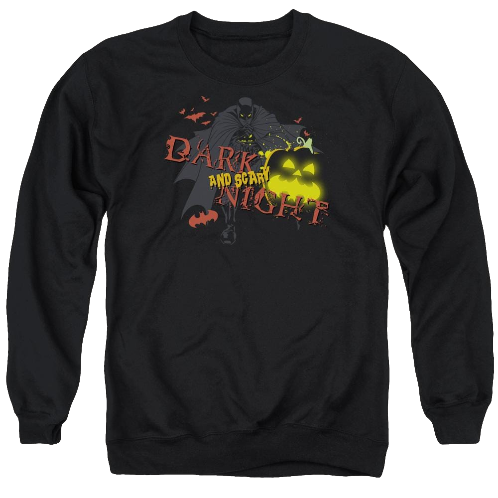 Batman Dark And Scary Night - Men's Crewneck Sweatshirt Men's Crewneck Sweatshirt Batman