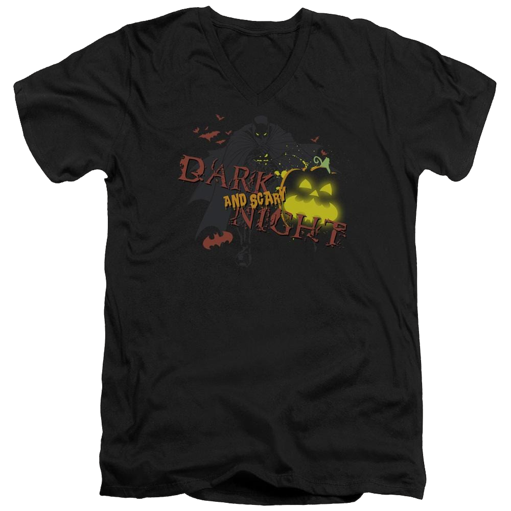 Batman Dark And Scary Night - Men's V-Neck T-Shirt Men's V-Neck T-Shirt Batman