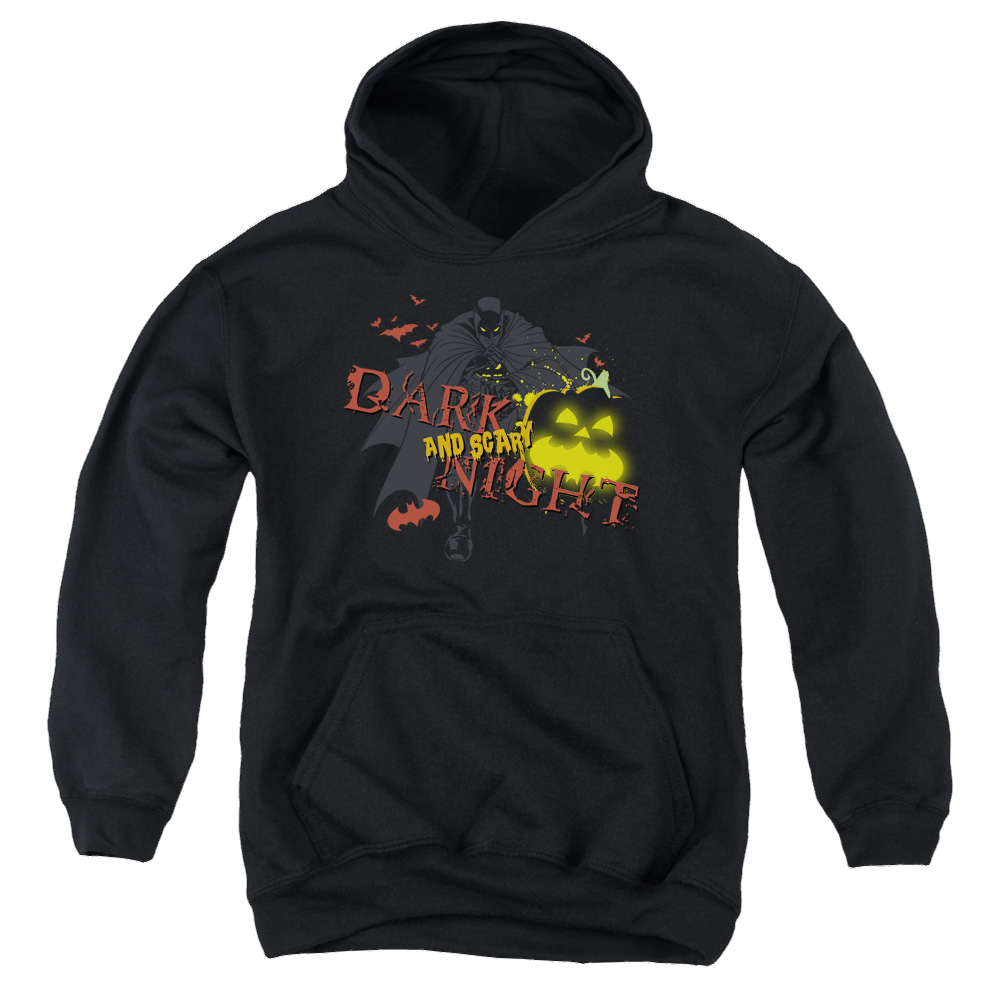 DC Batman Dark And Scary Night - Youth Hoodie Youth Hoodie (Ages 8-12) Batman