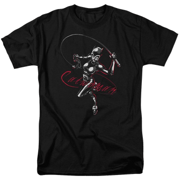 Batman Kitten With A Whip - Men's Regular Fit T-Shirt Men's Regular Fit T-Shirt Catwoman