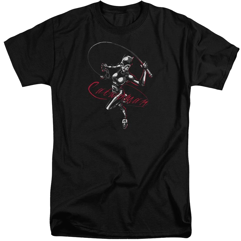 Batman Kitten With A Whip - Men's Tall Fit T-Shirt Men's Tall Fit T-Shirt Catwoman
