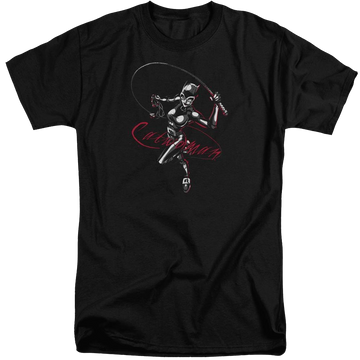 Batman Kitten With A Whip - Men's Tall Fit T-Shirt Men's Tall Fit T-Shirt Catwoman