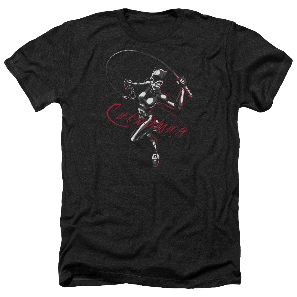 Batman Kitten With A Whip - Men's Heather T-Shirt Men's Heather T-Shirt Catwoman