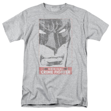 Athletic heather men's regular fit t-shirt with Batman Orginal Crime Fighter graphic