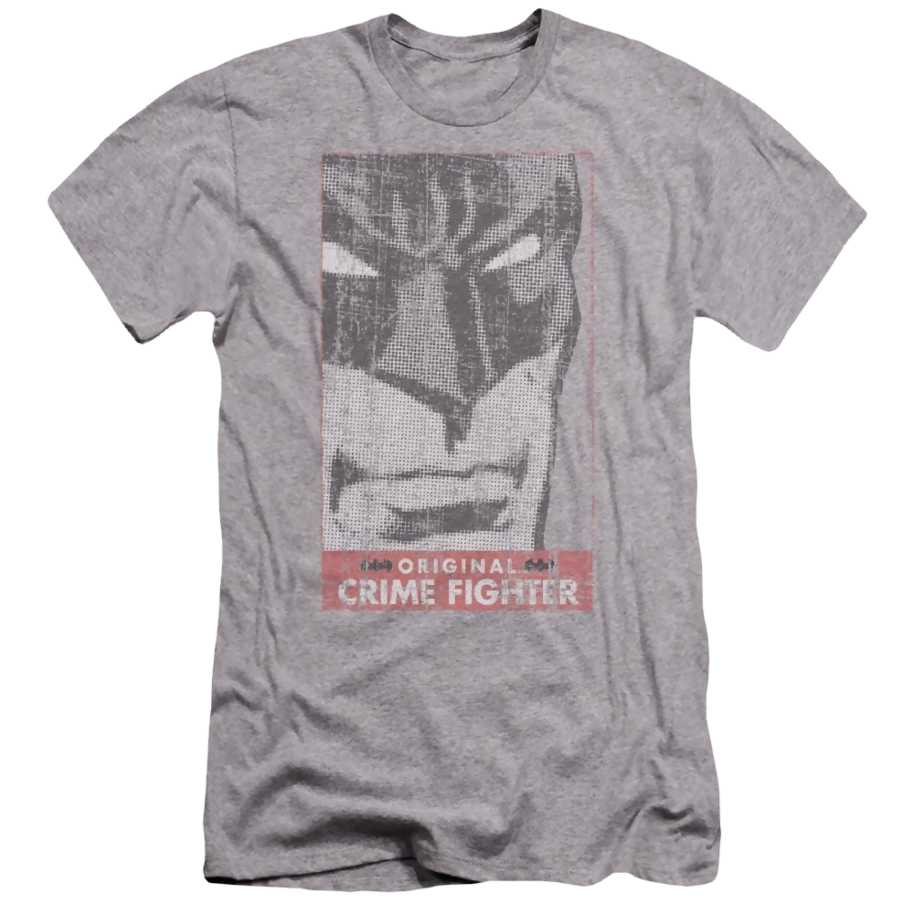 Batman Orginal Crime Fighter Premium Adult Slim Fit T-Shirt Men's Premium Slim Fit T-Shirt Batman
