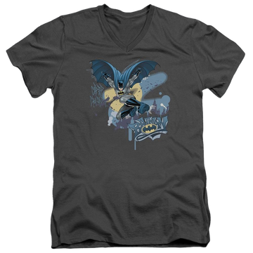 Batman Into The Night - Men's V-Neck T-Shirt Men's V-Neck T-Shirt Batman