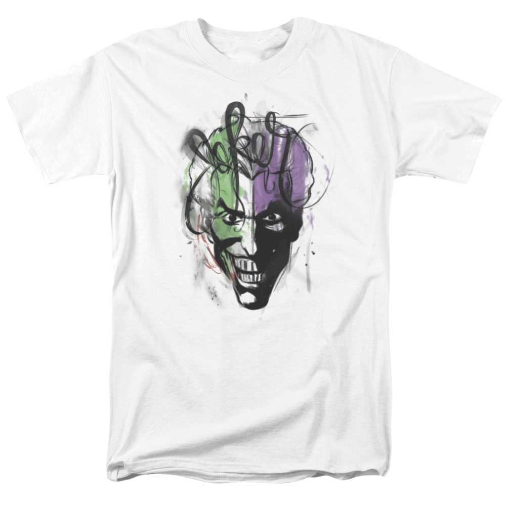 Batman Joker Airbrush - Men's Regular Fit T-Shirt Men's Regular Fit T-Shirt Joker