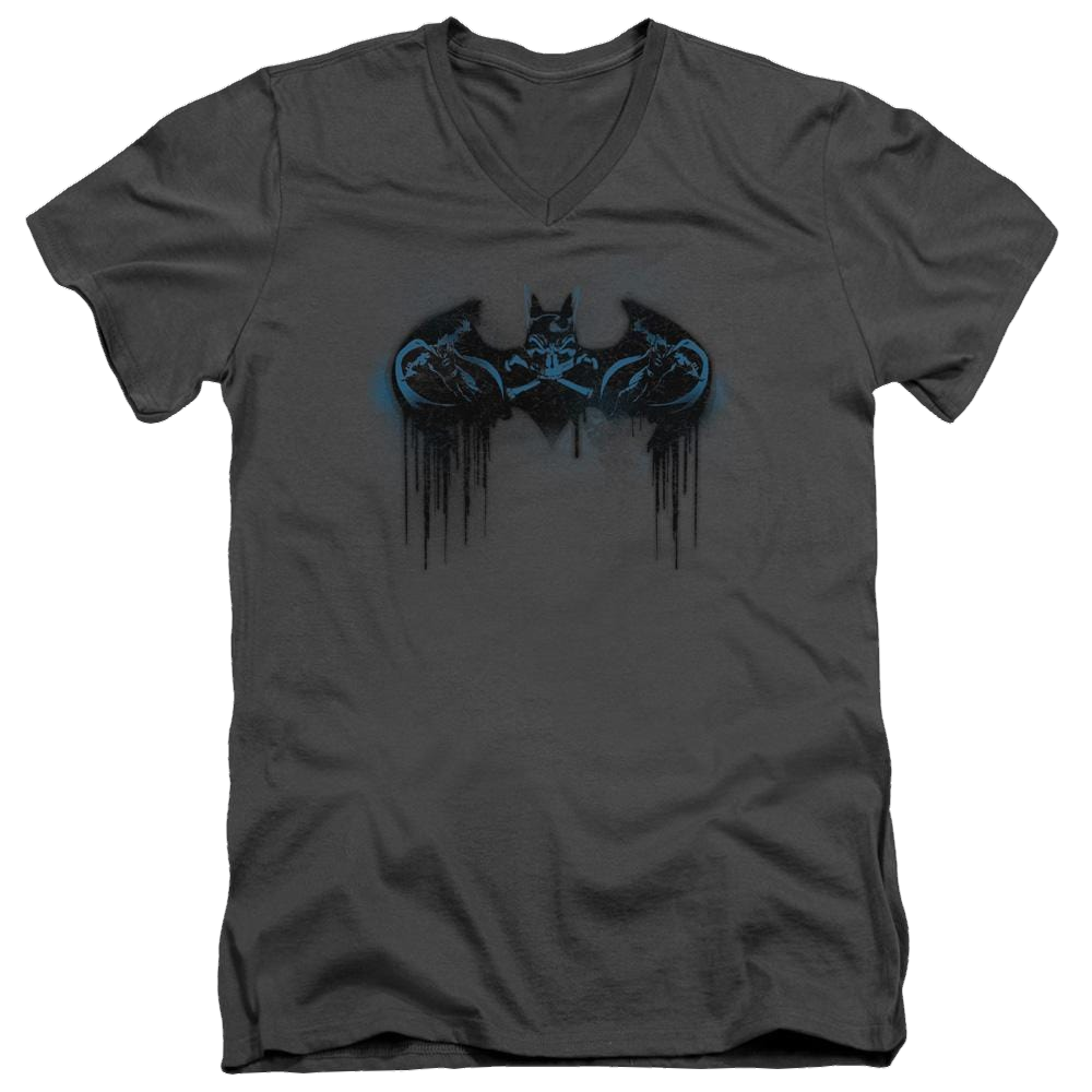 Batman Run Away - Men's V-Neck T-Shirt Men's V-Neck T-Shirt Batman