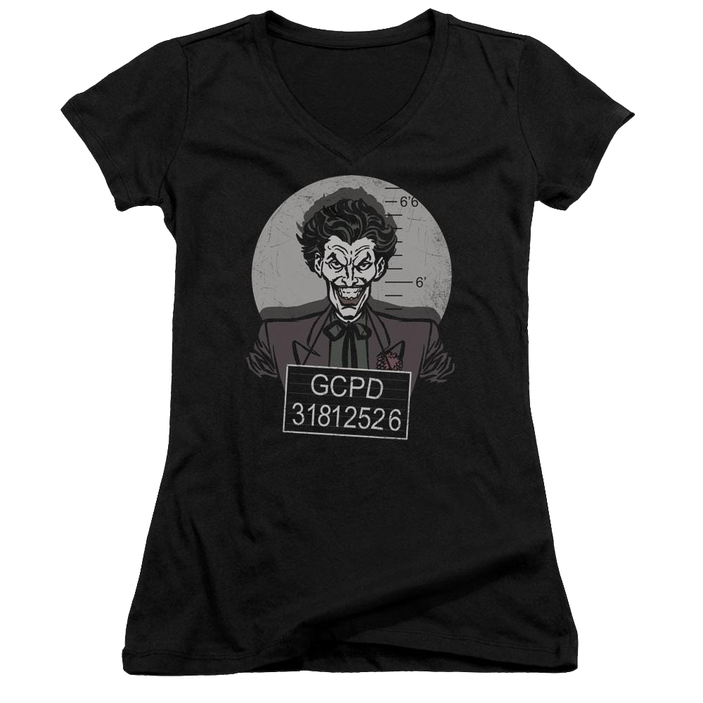 Batman Busted! - Juniors V-Neck T-Shirt Juniors V-Neck T-Shirt Batman