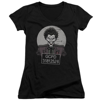 Batman Busted! - Juniors V-Neck T-Shirt Juniors V-Neck T-Shirt Batman