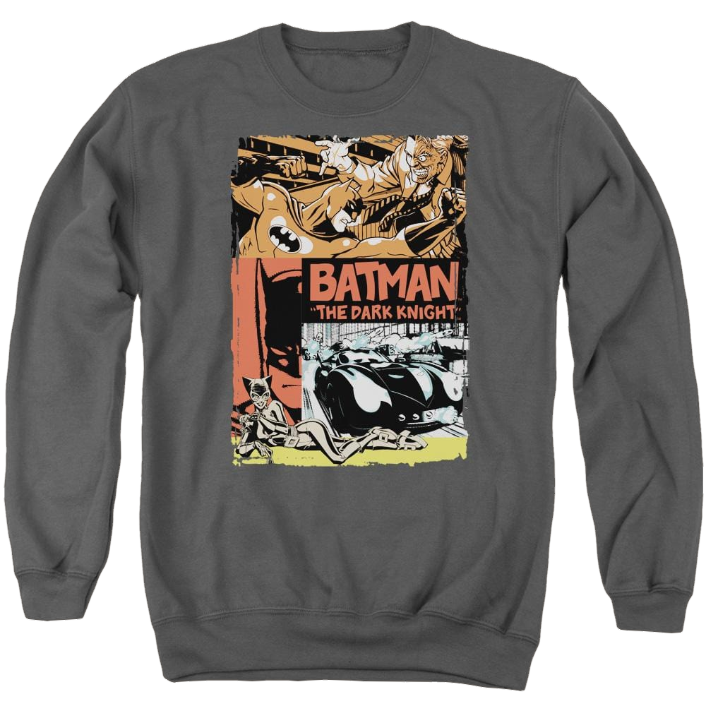 Batman Old Movie Poster - Men's Crewneck Sweatshirt Men's Crewneck Sweatshirt Batman