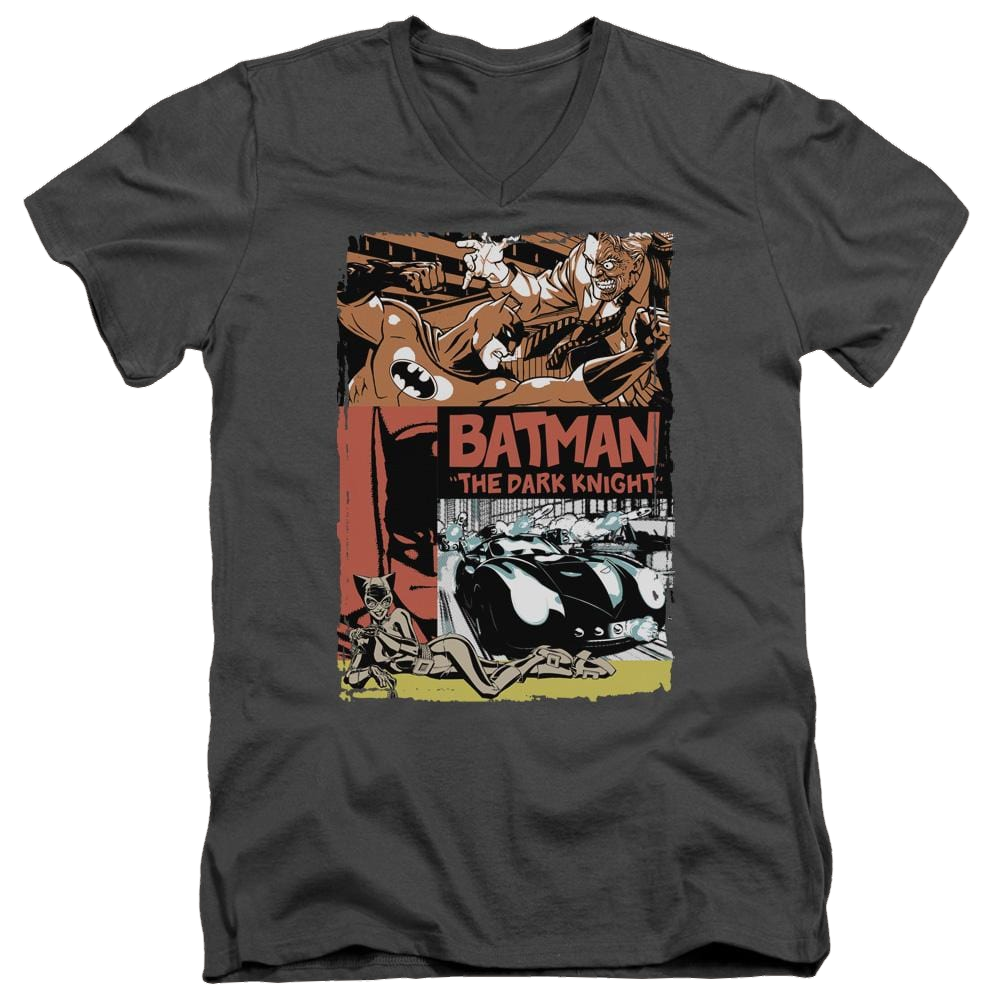 Batman Old Movie Poster - Men's V-Neck T-Shirt Men's V-Neck T-Shirt Batman