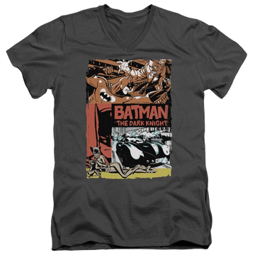 Batman Old Movie Poster - Men's V-Neck T-Shirt Men's V-Neck T-Shirt Batman