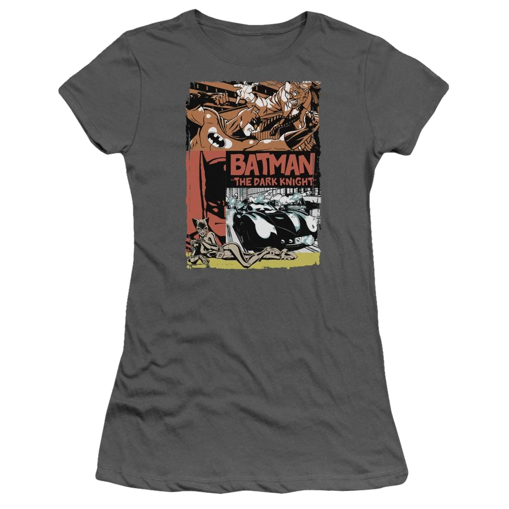 Batman Old Movie Poster - Juniors T-Shirt Juniors T-Shirt Batman