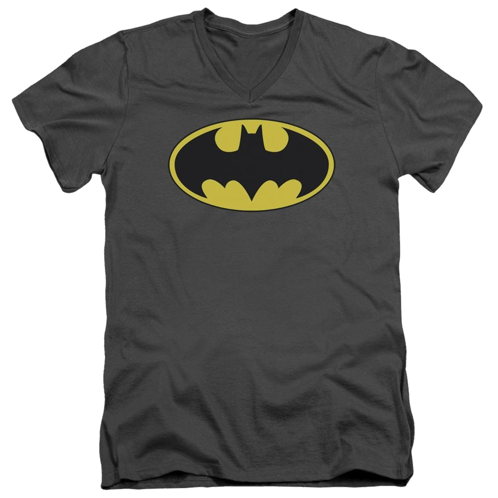 Batman Classic Bat Logo - Men's V-Neck T-Shirt Men's V-Neck T-Shirt Batman