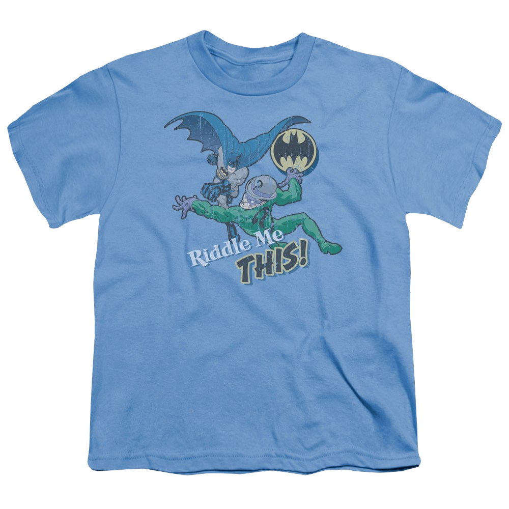 DC Batman Riddle Me This - Youth T-Shirt Youth T-Shirt (Ages 8-12) Batman