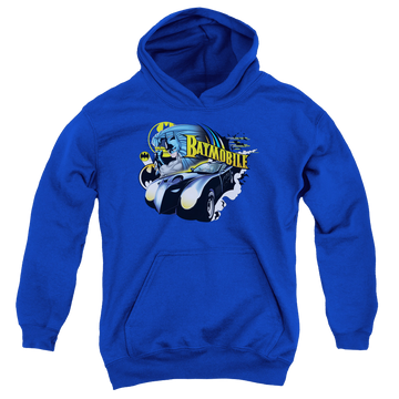DC Batman Batmobile - Youth Hoodie Youth Hoodie (Ages 8-12) Batman