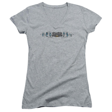 Batman Skateboard Bats - Juniors V-Neck T-Shirt Juniors V-Neck T-Shirt Batman