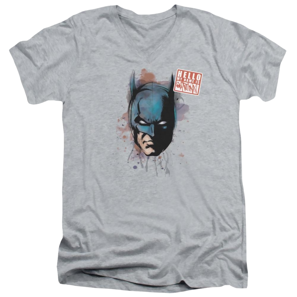 Batman Hello - Men's V-Neck T-Shirt Men's V-Neck T-Shirt Batman