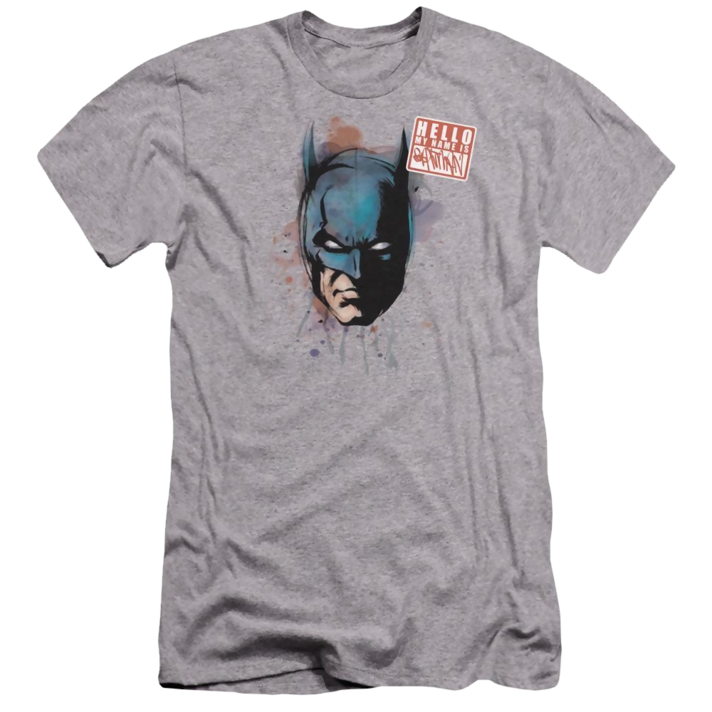 Batman Hello - Men's Premium Slim Fit T-Shirt Men's Premium Slim Fit T-Shirt Batman