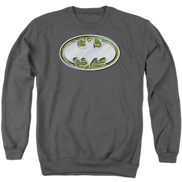 Batman Circuits Logo - Men's Crewneck Sweatshirt Men's Crewneck Sweatshirt Batman
