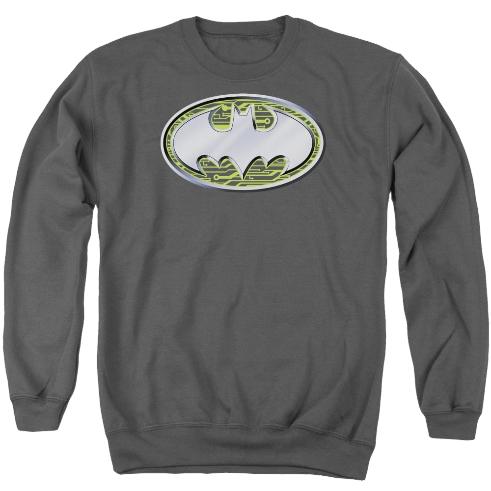 Batman Circuits Logo - Men's Crewneck Sweatshirt Men's Crewneck Sweatshirt Batman