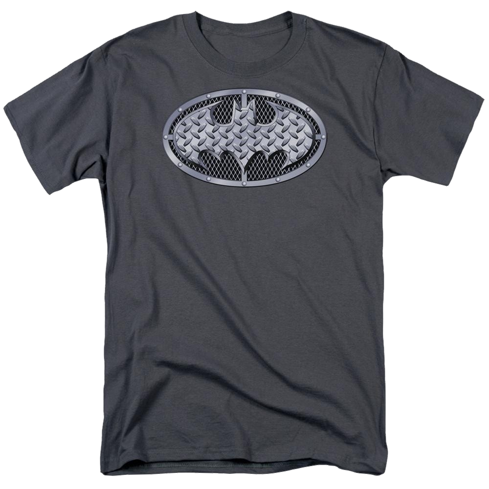 Batman Steel Mesh Shield - Men's Regular Fit T-Shirt Men's Regular Fit T-Shirt Batman