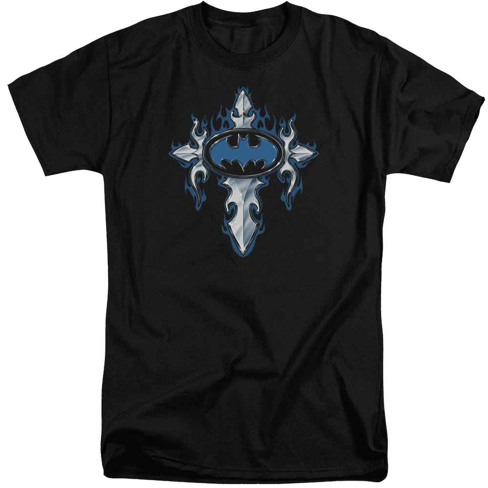 Batman Gothic Steel Logo - Men's Tall Fit T-Shirt Men's Tall Fit T-Shirt Batman