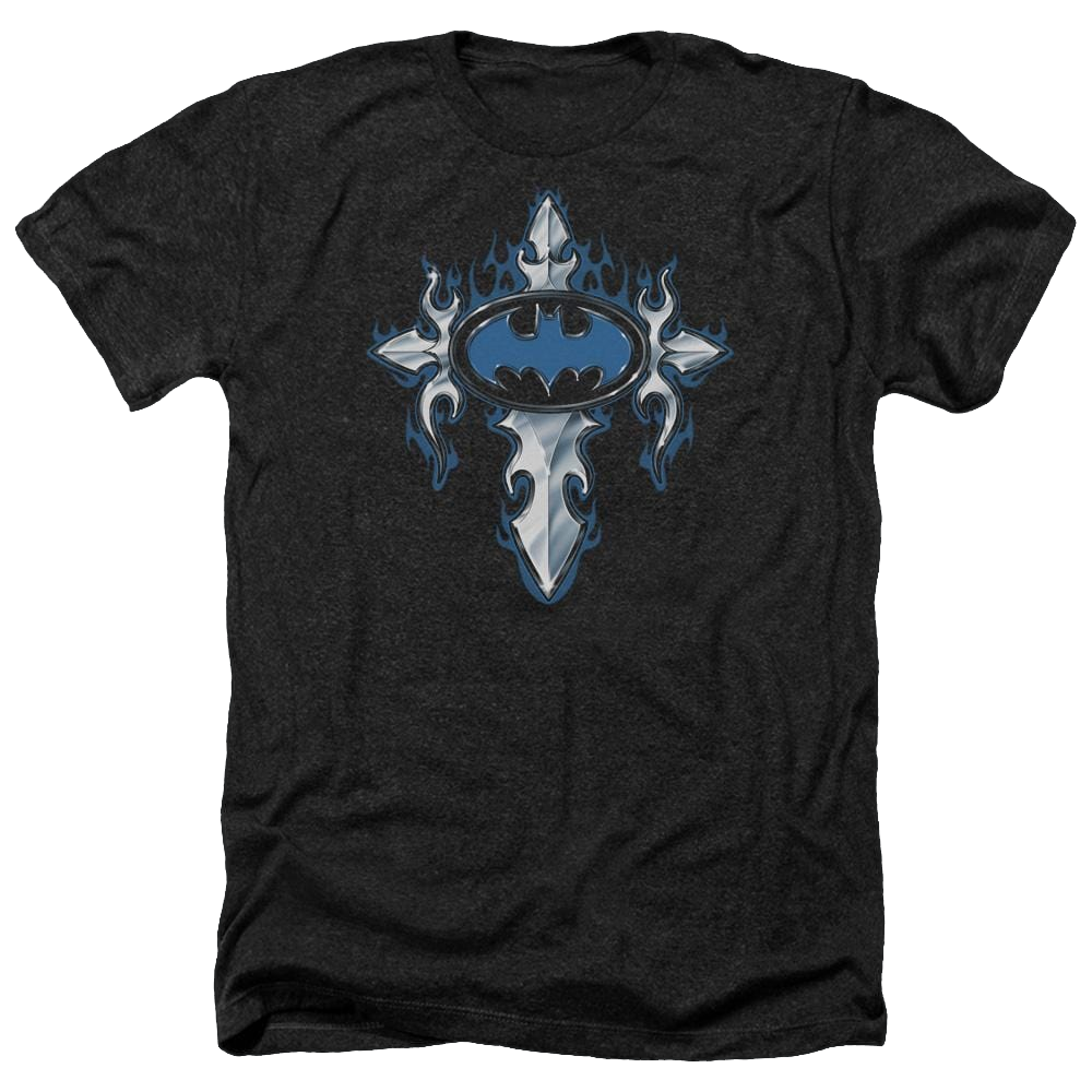 Batman Gothic Steel Logo - Men's Heather T-Shirt Men's Heather T-Shirt Batman