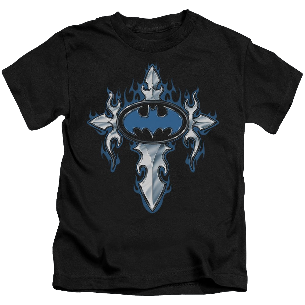DC Batman Gothic Steel Logo - Kid's T-Shirt Kid's T-Shirt (Ages 4-7) Batman