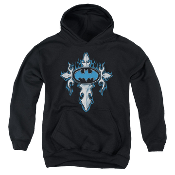 DC Batman Gothic Steel Logo - Youth Hoodie Youth Hoodie (Ages 8-12) Batman