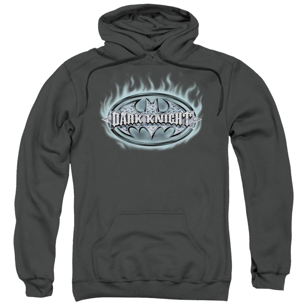 Batman Dark Knight Steel Shield - Pullover Hoodie Pullover Hoodie Batman