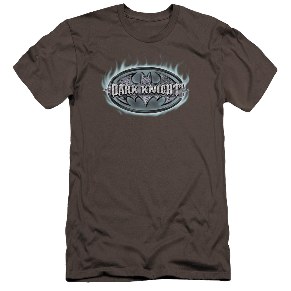 Batman Dark Knight Steel Shield - Men's Premium Slim Fit T-Shirt Men's Premium Slim Fit T-Shirt Batman