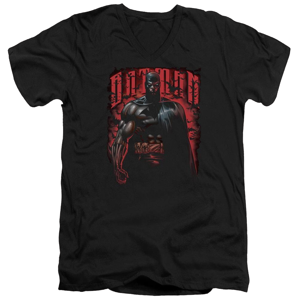 Batman Red Knight - Men's V-Neck T-Shirt Men's V-Neck T-Shirt Batman