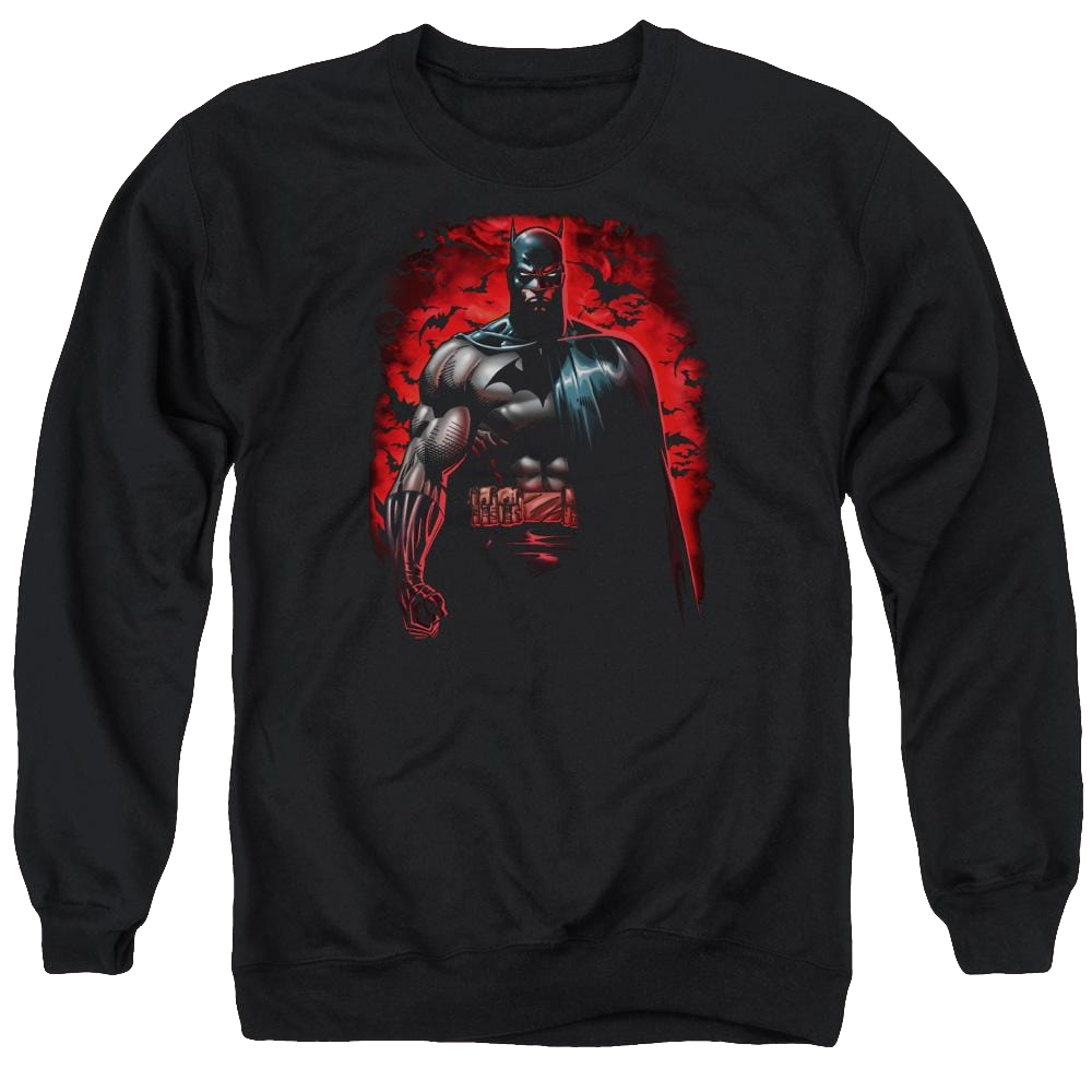 Batman Red Knight - Men's Crewneck Sweatshirt Men's Crewneck Sweatshirt Batman