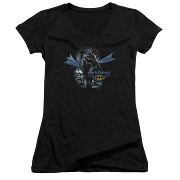 Batman From The Depths - Juniors V-Neck T-Shirt Juniors V-Neck T-Shirt Batman