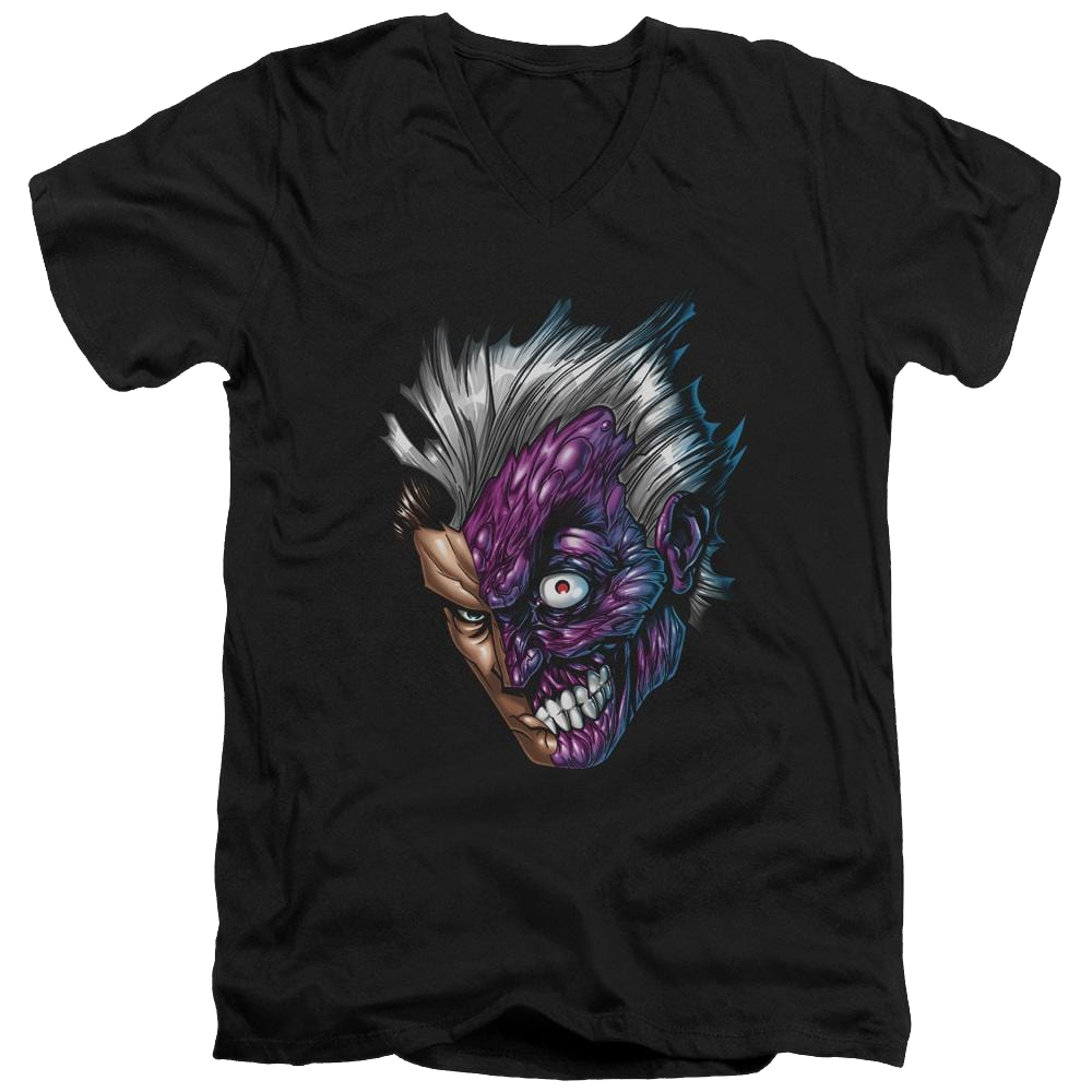 Batman Just Face - Men's V-Neck T-Shirt Men's V-Neck T-Shirt Batman