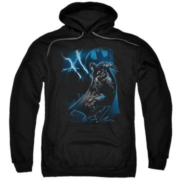 Batman Lightning Strikes - Pullover Hoodie Pullover Hoodie Batman