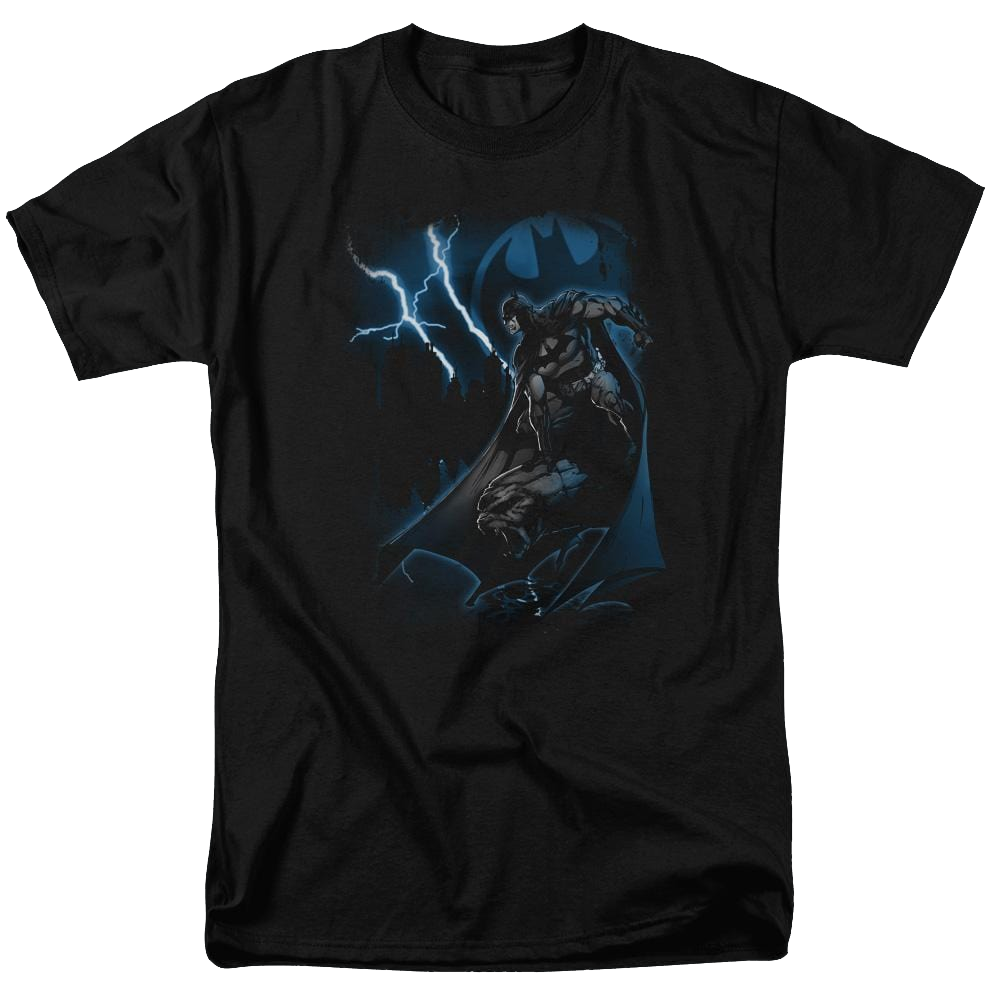Batman Lightning Strikes - Men's Regular Fit T-Shirt Men's Regular Fit T-Shirt Batman