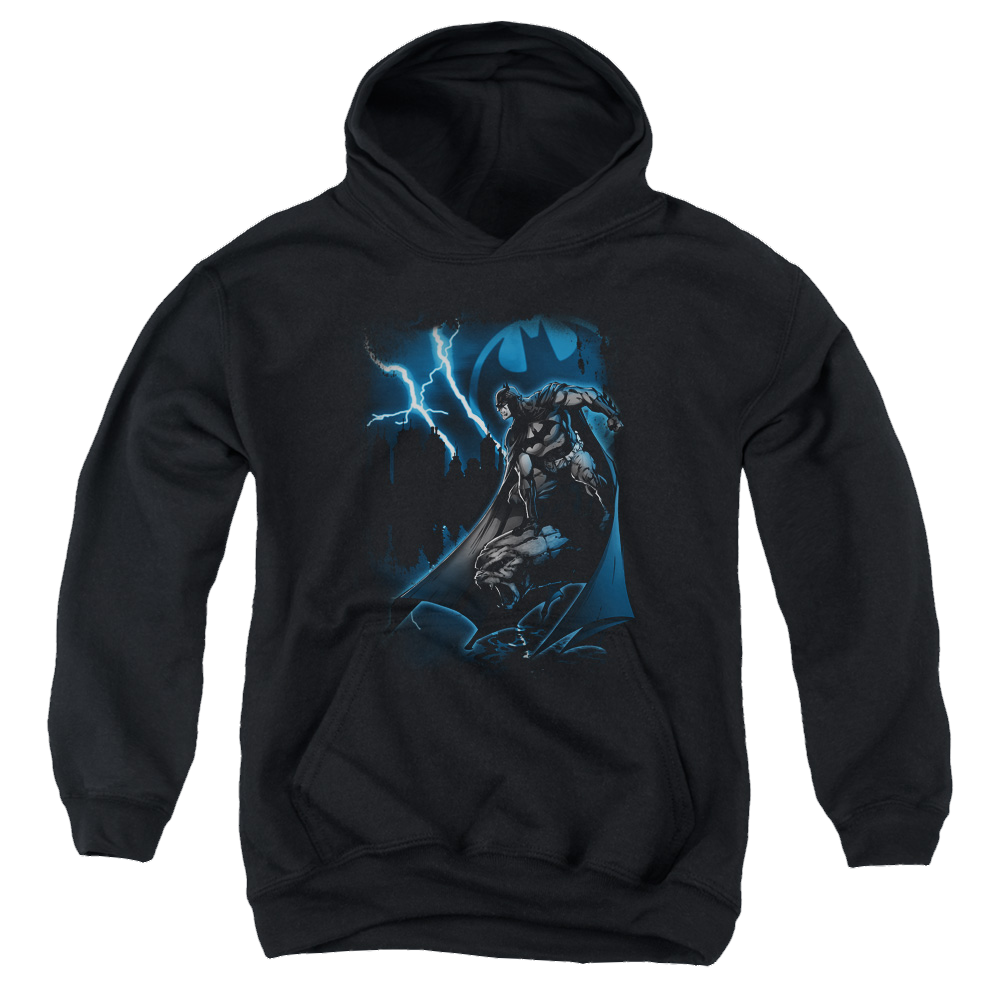 DC Batman Lightning Strikes - Youth Hoodie Youth Hoodie (Ages 8-12) Batman