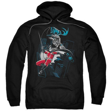 Batman Black And White - Pullover Hoodie Pullover Hoodie Batman