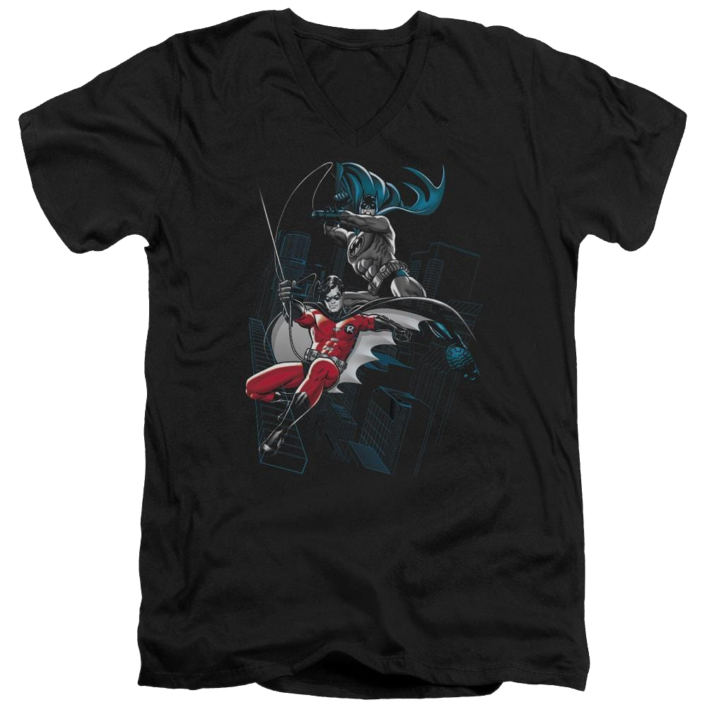 Batman Black And White - Men's V-Neck T-Shirt Men's V-Neck T-Shirt Batman